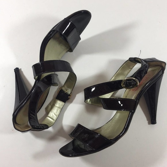 •Michael Kors brown patent shoes• size 8.5- GUC - Picture 5 of 7